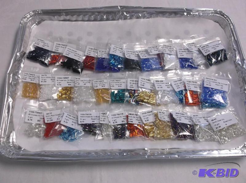 Assortment of Bugle Seed Beads....