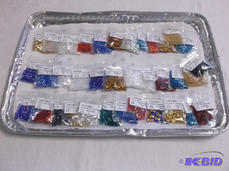 Assortment of Bugle Seed Beads....