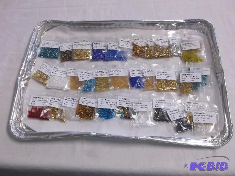 Assortment of Bugle Seed Beads....
