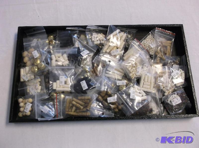 Assorted Wood and Bell Beads....
