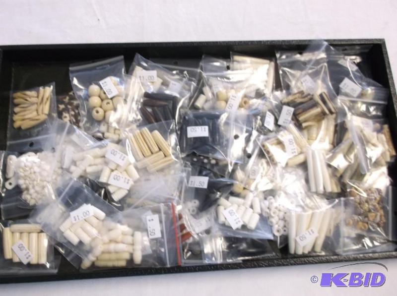 Mixture of Bone,Shell and Wood Beads....