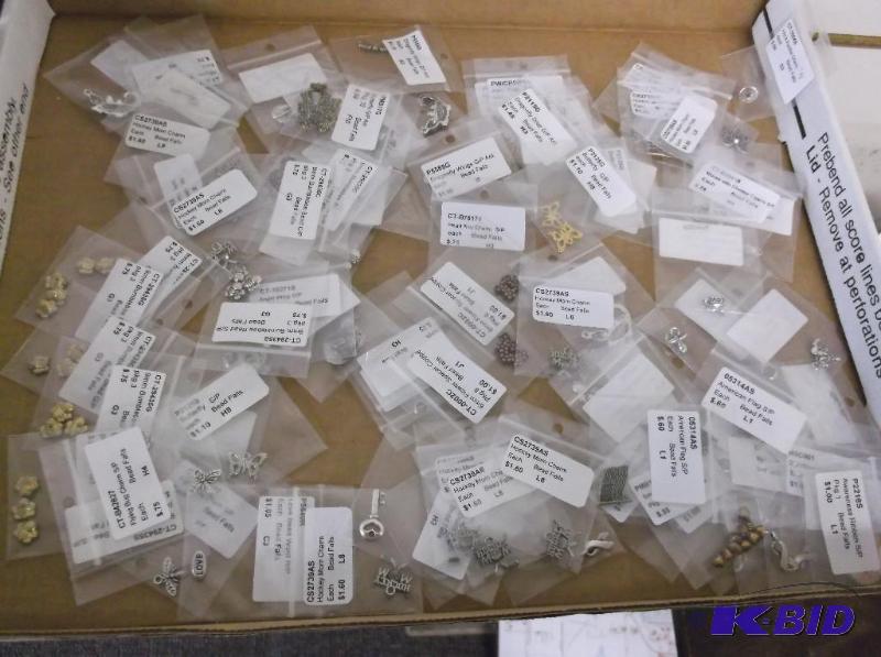 Lot with charms and findings....