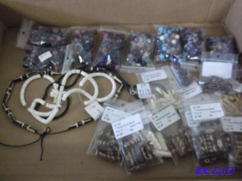 Ivory Bone &amp Assortment Of Beads....