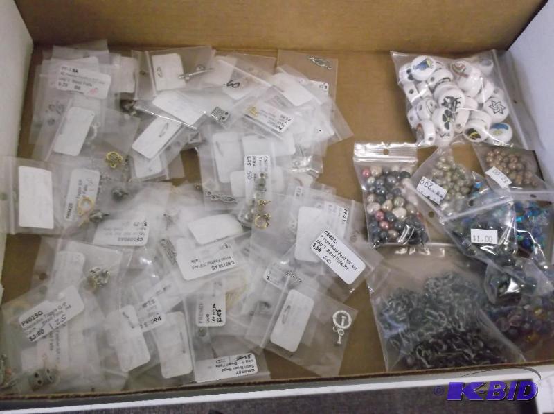 Lot With Charms &amp Mixture Of Beads...