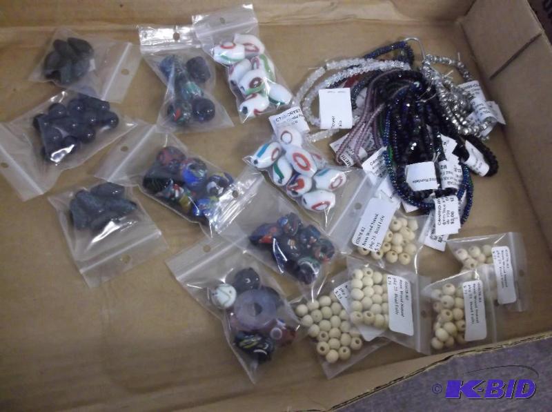 Lot With Assortment Of Beads &amp Rondelle B...