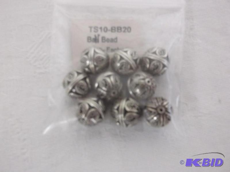 Sterling silver Bail beads....