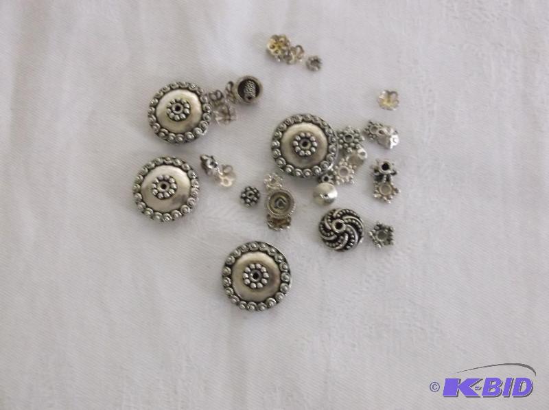 Sterling silver Assortment of beads....