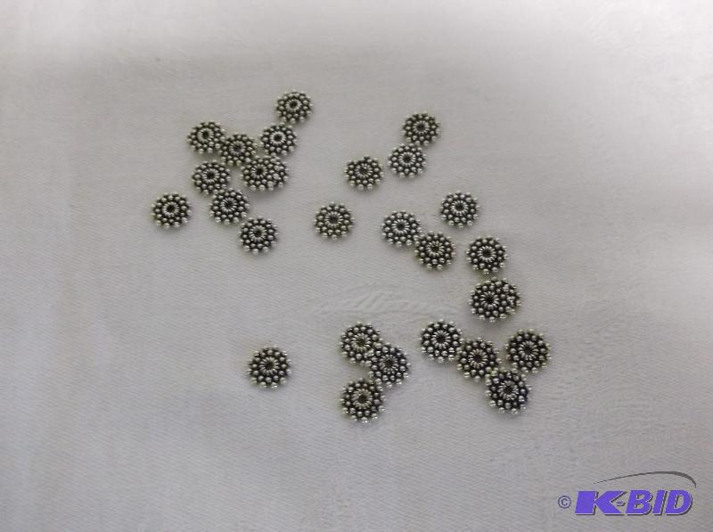 Sterling silver Rondelle spacer beads....