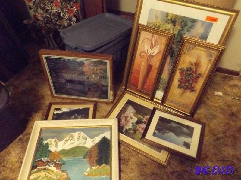 lot 106 image: misc wall hang photos ...