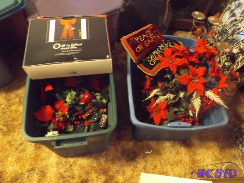 lot 112 image: Holiday Decorations...