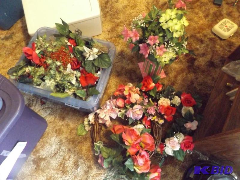 lot 133 image: Artificial Flowers...