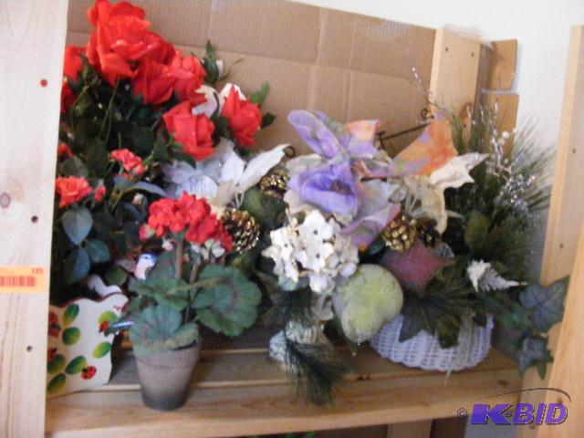 lot 135 image: Artificial Flowers...