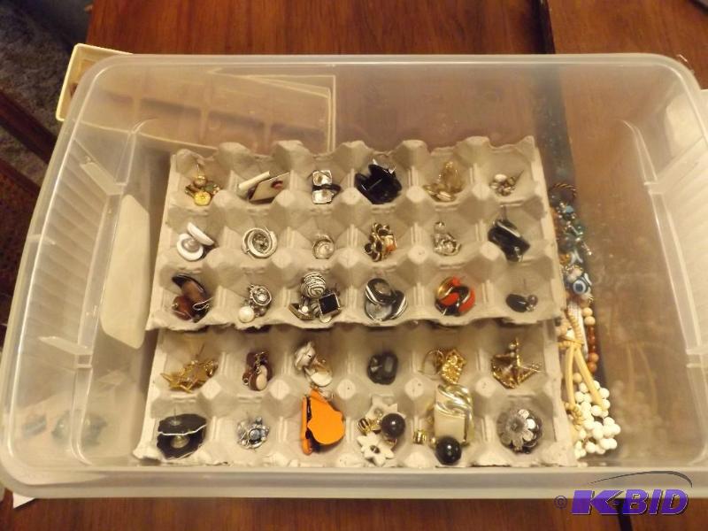 lot 147 image: vintage and newer jewelry pieces...