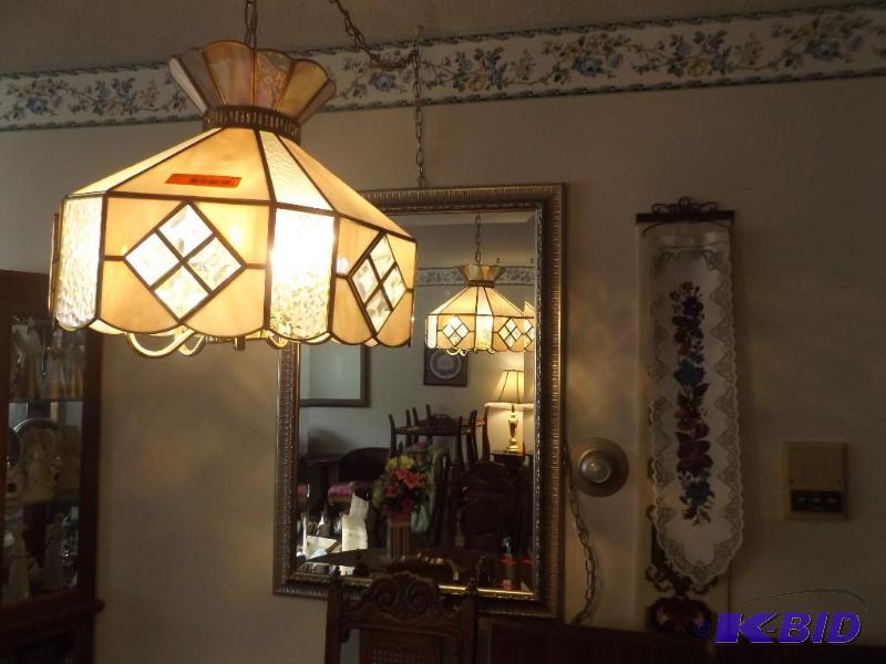lot 45 image: mirror hang lamp 2 wall hangs ...