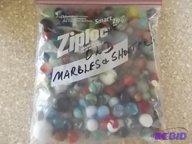 Large Bag Of Old Marbles &amp Shooters...