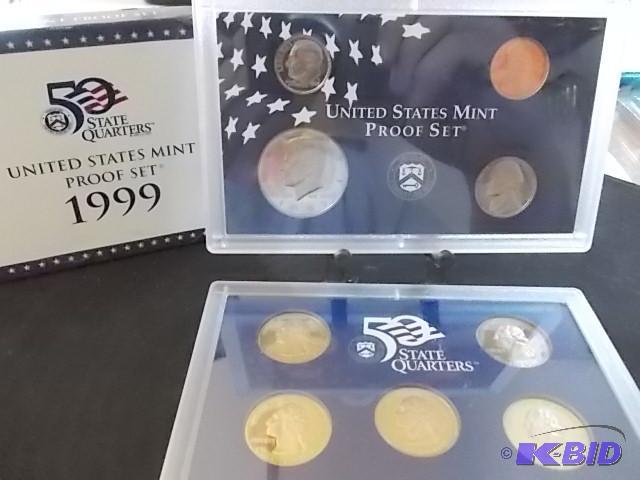 1999 US Proof Set With State Quarters...