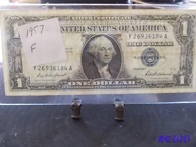 1957 F US Silver Certificate...