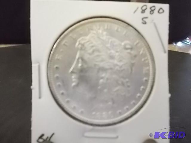 1880 S Morgan Silver Dollar...