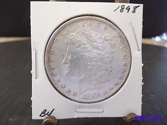 1898 US Morgan Silver Dollar...