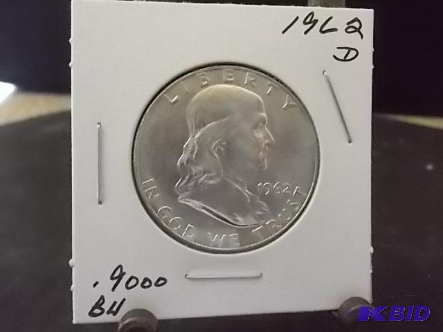 1962 D Franklin Half Dollar...