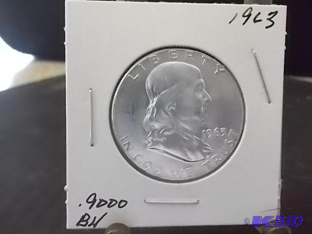 1963 Franklin Half Dollar...