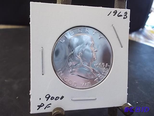 1963 Franklin Half Dollar Proof...