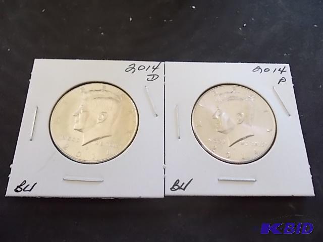2-2014 JFK Half Dollars P&ampD...