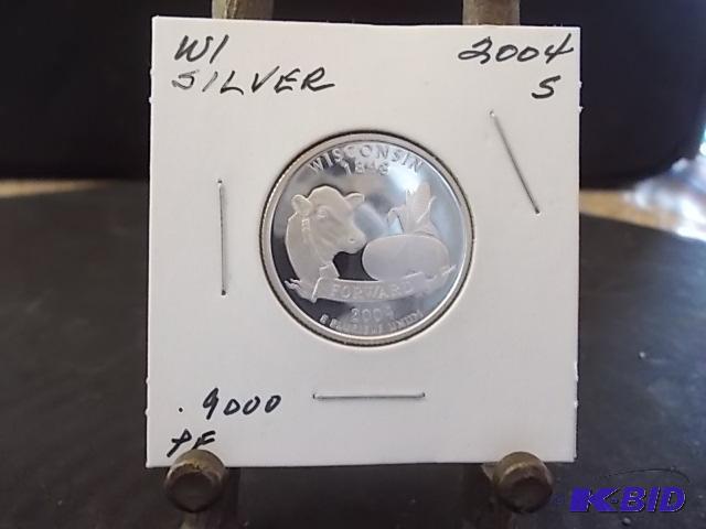 2004 S Wisconsin State Quarter Proof...