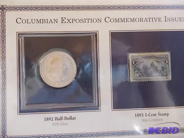 1892 First Commemorative Half Dollar Silver &...