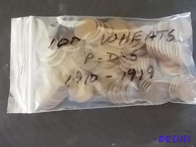 100 Wheats 1910-1919 P,D,S...