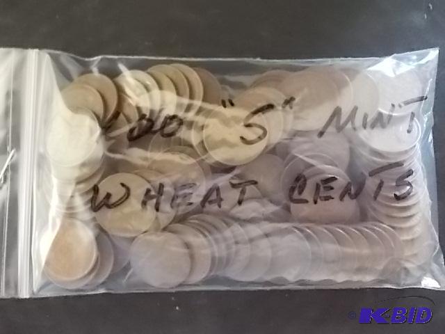 100 &quotS&quot Mint Wheat Cents...