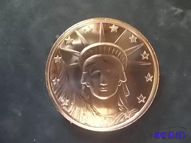 1 Oz. Copper Round Commemorative .999 Fine...