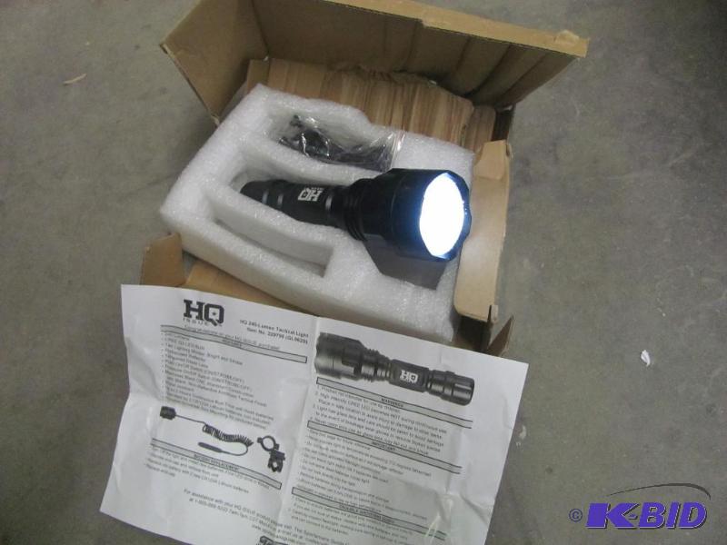 lot 29 image: NEW (in original box) HQ ISSUE HQ 240-Lumen T...