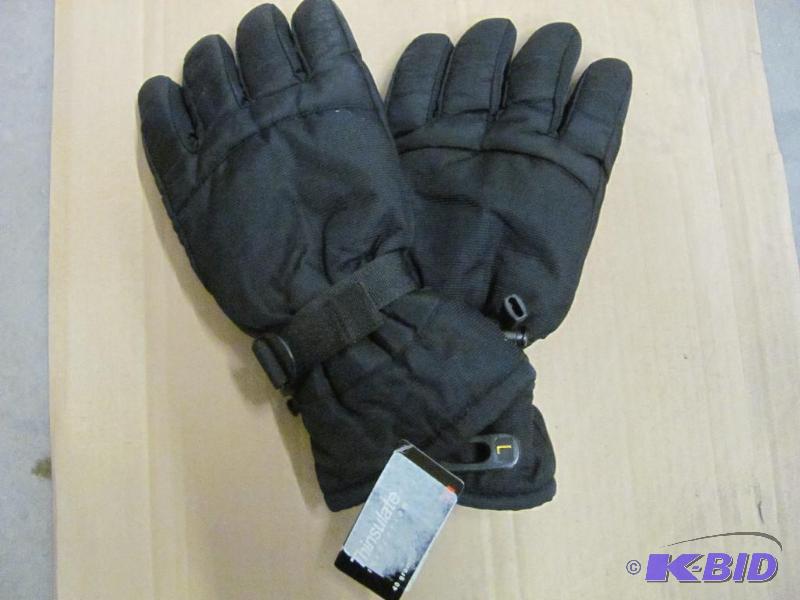 lot 52 image: These NEW (w tags) Black Waterproof Thinsula...