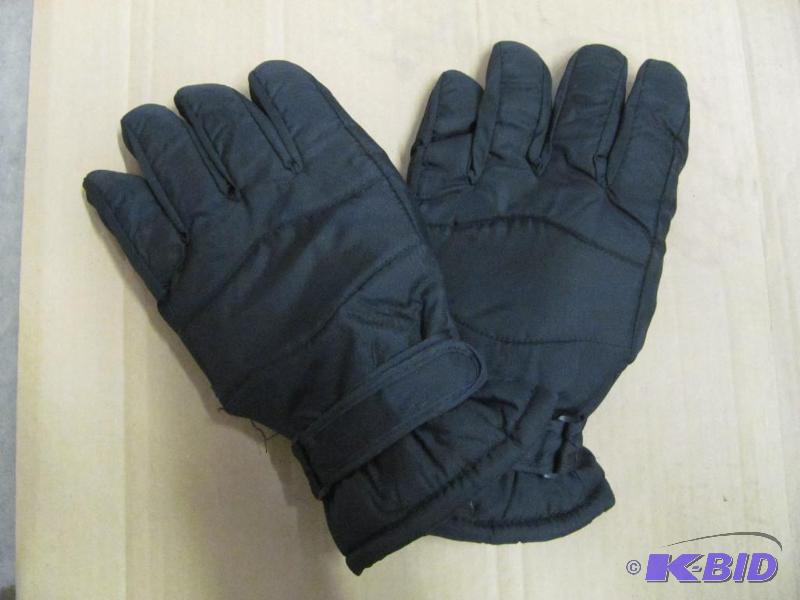 lot 62 image: These NEW Black Waterproof Thinsulate (40 gra...