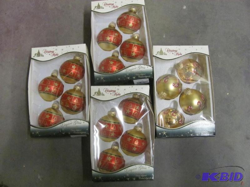 lot 94 image: Four (4) NEW Boxes of Christmas Tree Bulbs as...