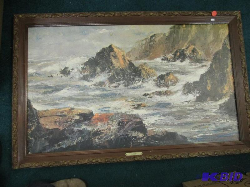 lot 16 image: Framed print Inbound 28 x 44 inches...