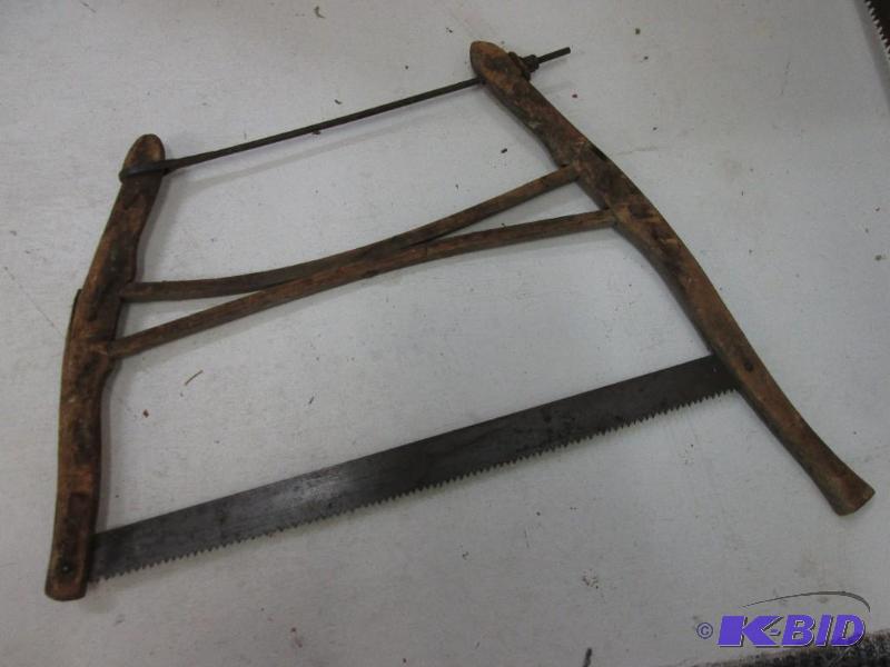 lot 58 image: Antique saw...