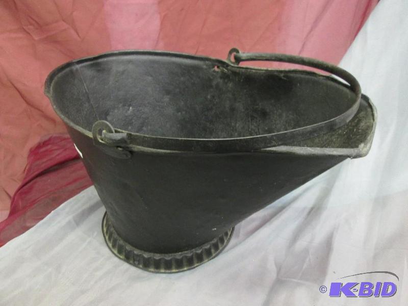 lot 72 image: Antique metal bucket...