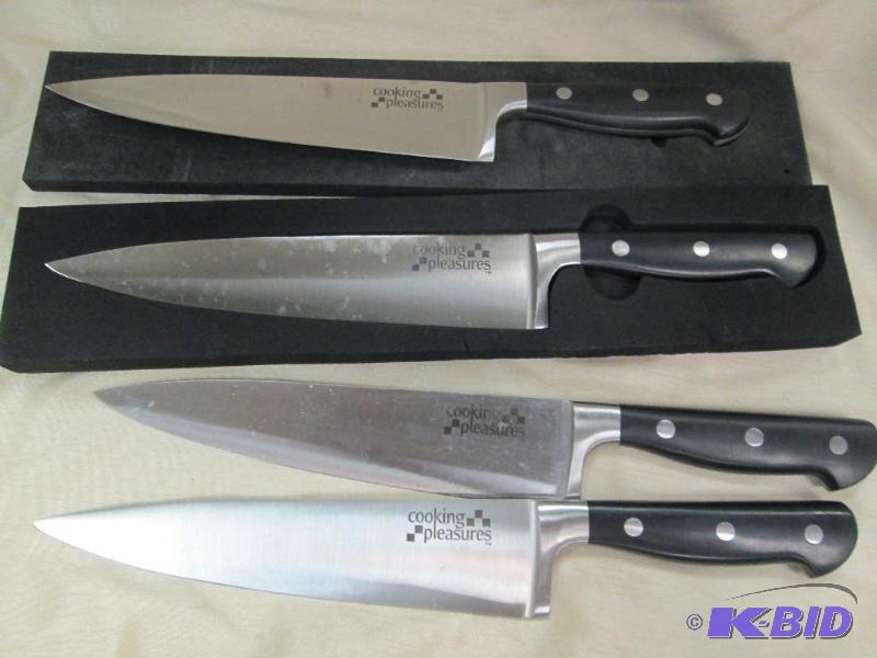 lot 10 image: Qty 4 Chef Knives...