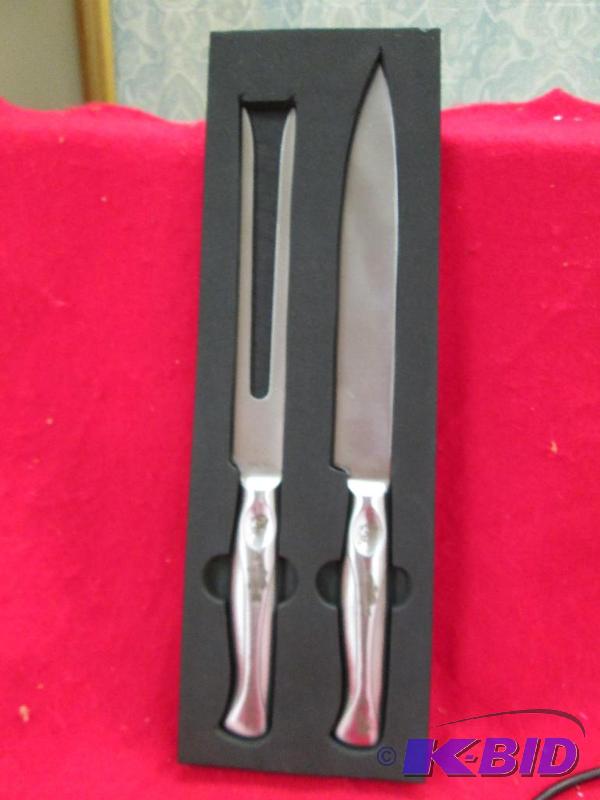 lot 127 image: Carving set (Knife and Fork)...