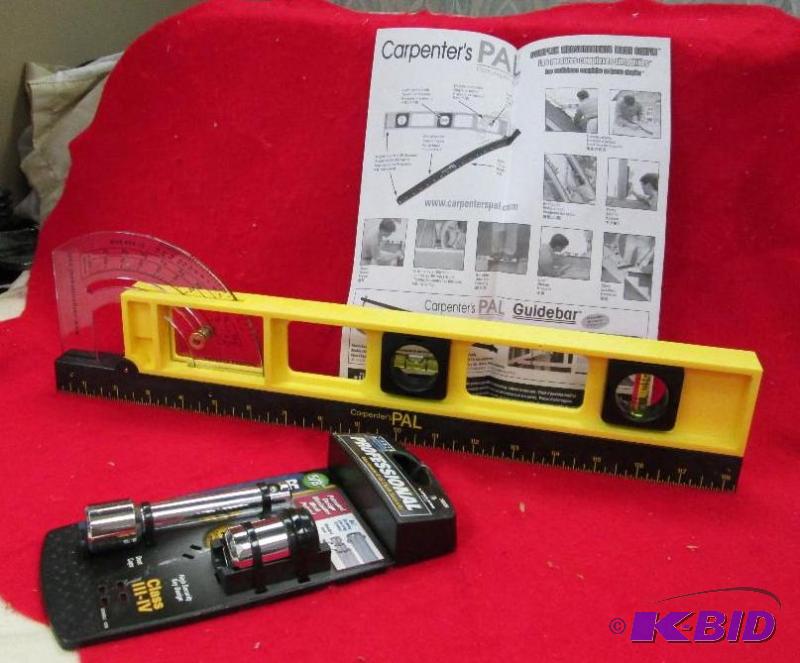 lot 129 image: Carpenters Pal Pitch- Angle-Level and Reese ...