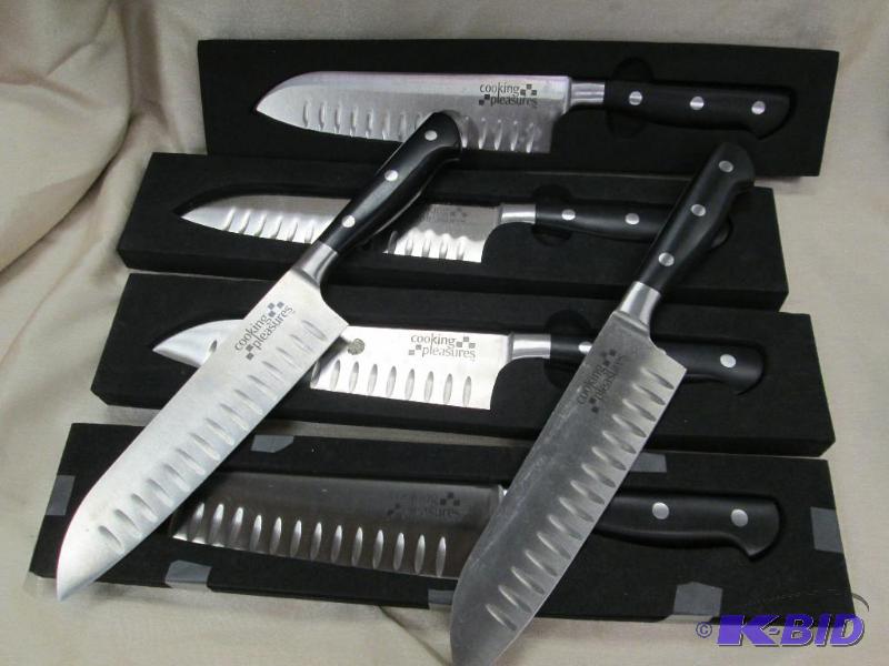 lot 15 image: Qty 6 Santoka Knives...
