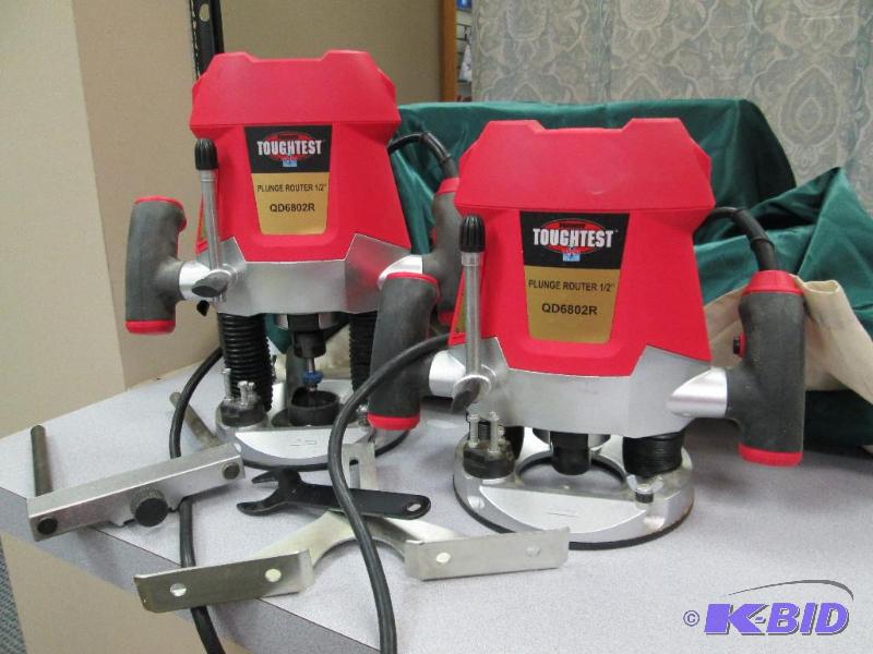 lot 175 image: Qty 2 Handy toughest Plunge Router- untested...