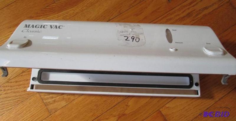 lot 342 image: Bag sealer, Magic Vac Classic, seals great, v...