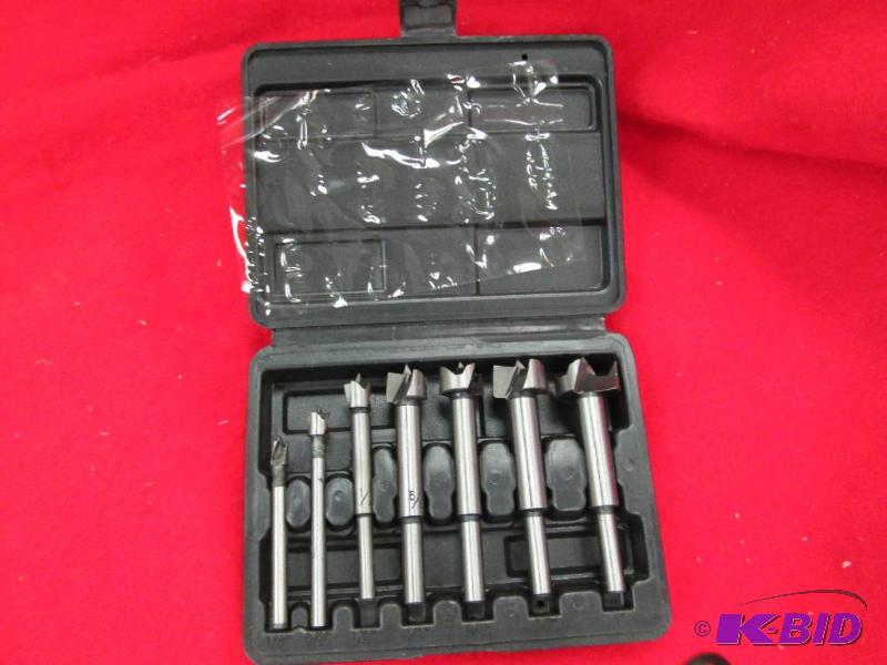 lot 56 image: 7 pc Forstner Bit Set...