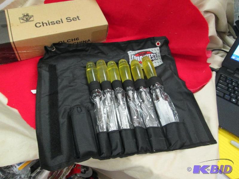 lot 58 image: Chisel set...
