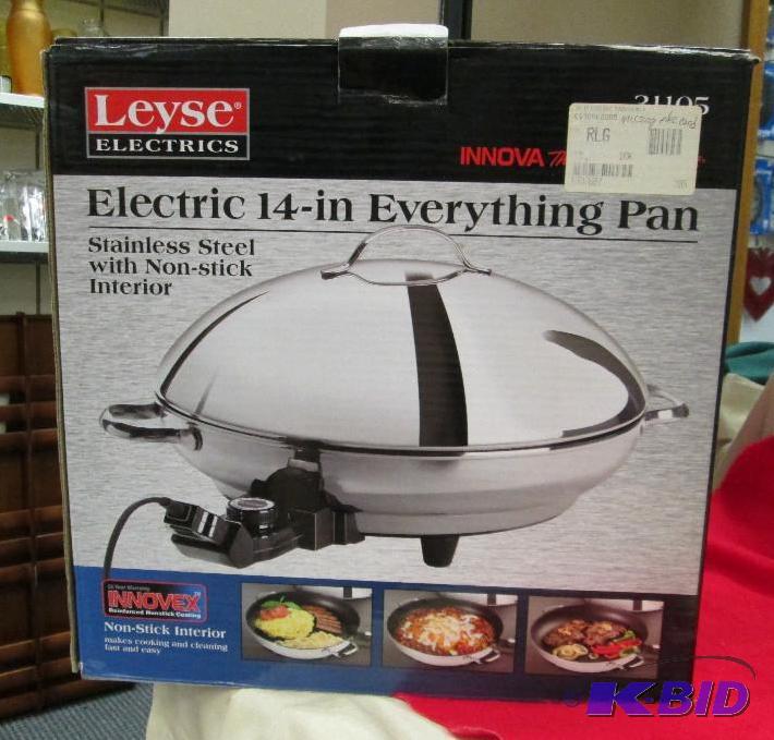 lot 73 image: Leyse Electric 1-in everything pan stainless ...