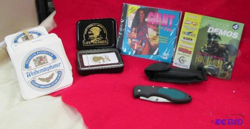 lot 84 image: Weihenstephaner beer coasters, deck of cards ...