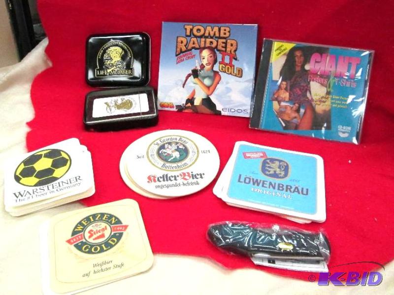 lot 85 image: Deck of cards in a tin, Warsteiner, Weizen, S...